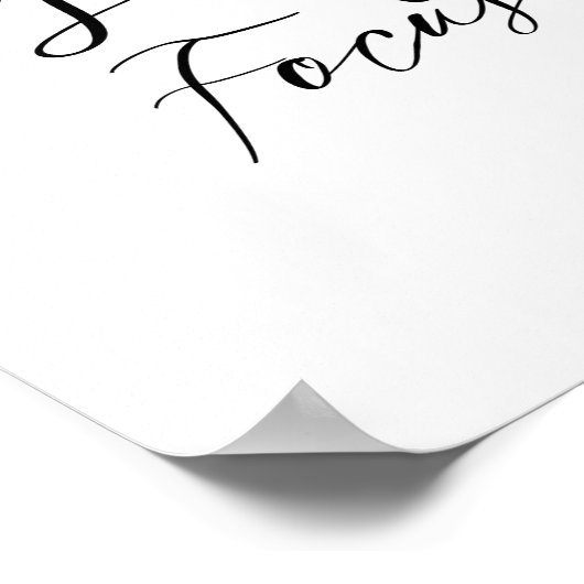 お客様は、厳しく、権限を持ち、強力で、焦点を絞った引用文 ポスター (角)