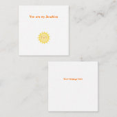 お客様はMy Sunshine Mini Thank You Note Card ノートカード (正面/裏面)