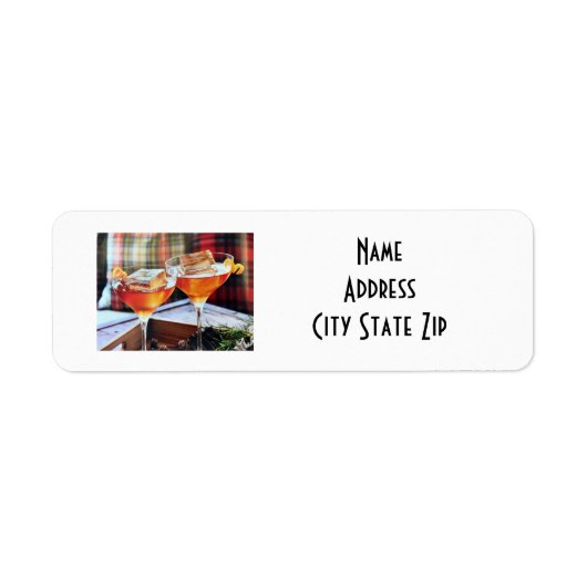 **お客様への応援**差出人住所ラベル ラベル (正面)