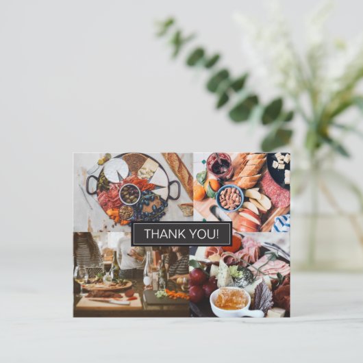 お客様への感謝の写真ケータリング事業 ポストカード (スタンド正面)