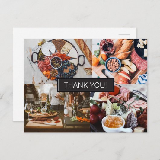 お客様への感謝の写真ケータリング事業 ポストカード (正面/裏面)