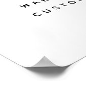 お客様への感謝の印にロゴを追加 ポスター (角)