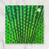 お客様への感謝の手の印刷ビジネスプロモーション フェイバータグ (裏面)