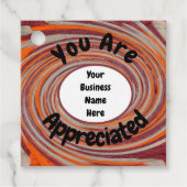 お客様への感謝カラフルの気持ち フェイバータグ (正面)