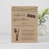 お客様への感謝ビジネスBBQパーティー 招待状 (スタンド正面)