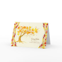 お客様への感謝祭 – 秋の木（き）