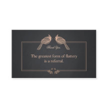お客様エレガントに感謝の紹介カード
