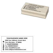 お客様カスタムのフルインフォメーションアドレスラバースタンプ ラバースタンプ (押印)