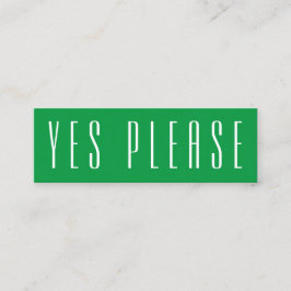 お客様カスタムの同意カード スキニー名刺