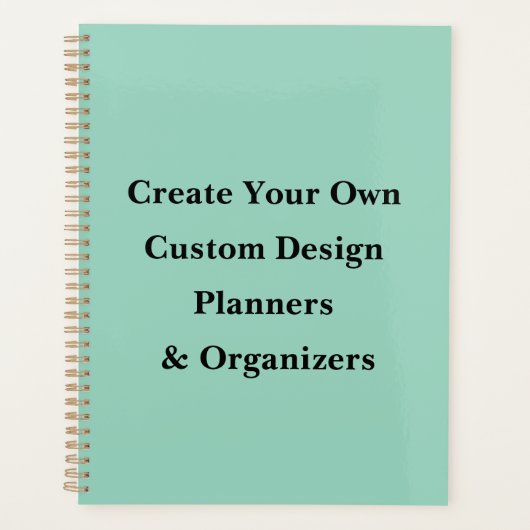 お客様カスタムの生産性プランナー – 独自の製品を作成 プランナー手帳 (正面)