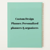 お客様カスタムの生産性プランナー – 独自の製品を作成 プランナー手帳 (裏面)
