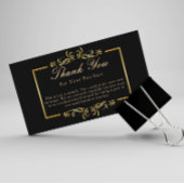 お客様パーソナライズされたに対する礼状 名刺