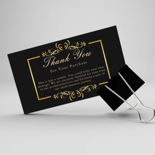 お客様パーソナライズされたに対する礼状 名刺