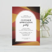 お客様モダンの評価パーティー 招待状 (スタンド正面)