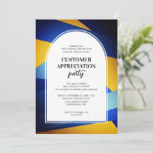 お客様モダンの評価パーティー 招待状 (スタンド正面)