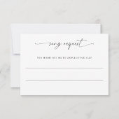 お客様モダン向けの洗練されたRSVPカー結婚ド 出欠カード (裏面)