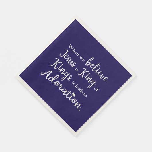 お客様信じの場合 スタンダードランチョンナプキン (角)