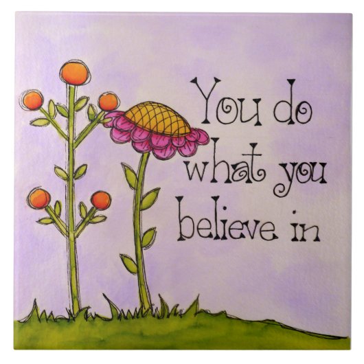 お客様信じ タイル (正面)