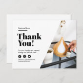 お客様向けロイヤリティ割引マッサージサロン 案内ポストカード (正面/裏面)