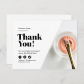 お客様向けロイヤリティ化粧アーティスト 案内ポストカード (正面/裏面)