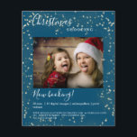 お客様固有のクリスマスライト写真チラシ チラシ<br><div class="desc">お客様固有のクリスマスライト写真フライヤー、青。写真をアップロードしてテキストを入力するだけで、製品を編集できる。フォント、色、位置は、「さらにパーソナライズ」によって個別に選択できる。</div>