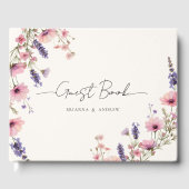 お客様固有のフローラ結婚の ゲストブック (正面)