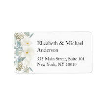 お客様固有のフローラ、Magnolia leafy Label