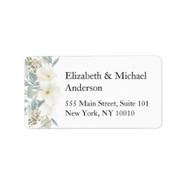 お客様固有のフローラ、Magnolia leafy Label ラベル