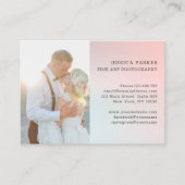 お客様固有の写真撮影名刺 名刺 (正面)