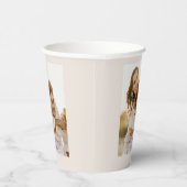 お客様固有の写真結婚の 紙コップ (右)