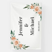 お客様固有の花 横断幕 (縦)