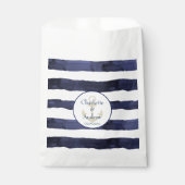 お客様固有の青いいかり フェイバーバッグ (正面)