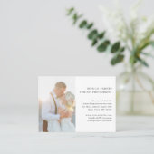 お客様固有の4枚のフォト名刺 名刺 (スタンド正面)