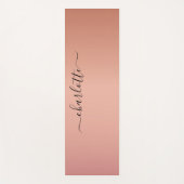 お客様固有のrosegold(模倣) ヨガマット (正面)