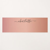 お客様固有のrosegold(模倣) ヨガマット (正面(横))