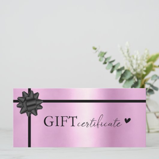 お客様固有、ロゴビジネス商品券 (スタンド正面)