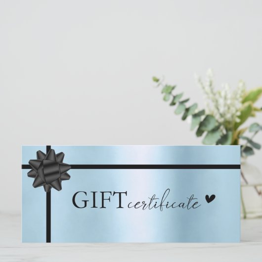 お客様固有、ロゴビジネス商品券 (スタンド正面)