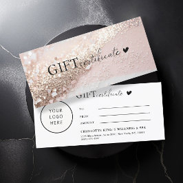 お客様固有、ロゴ、グリッター、ビジネス