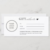 お客様固有、ロゴ、グリッター、ビジネス (裏面)