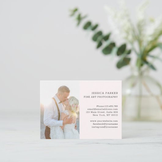 お客様専用の4枚の写真 名刺 (スタンド正面)