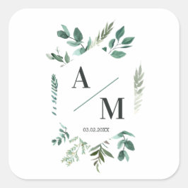 お客様専用モノグラム リーフィー スクエアシール