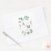 お客様専用 モノグラム 葉っぱ スクエアシール (封筒)