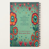 お客様感動的の将来の引用文インスピリチュアル プランナー手帳 (裏面)