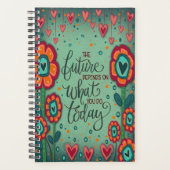 お客様感動的の将来の引用文インスピリチュアル プランナー手帳 (正面)