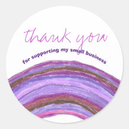 お客様感謝していの ラウンドシール