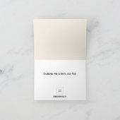 お客様感謝の感謝祭休暇 サンキューカード (内部)