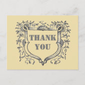 お客様感謝の装飾盾 サンクス ポストカード (正面)