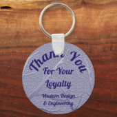 お客様感謝ビジネスプロモーションありがとう キーホルダー (正面)