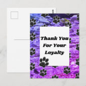 お客様感謝動物ケア従事者感謝 ポストカード (正面/裏面)