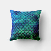 お客様独自の人魚デコルを作成パーソナライズされた  クッション (裏面)